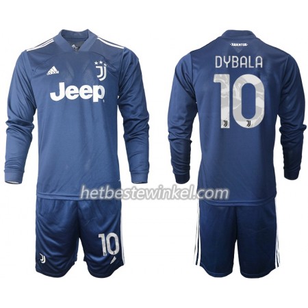 Juventus Paulo Dybala 10 Voetbaltenues Kind Uit 2020/21 - LS (+ Korte broeken)